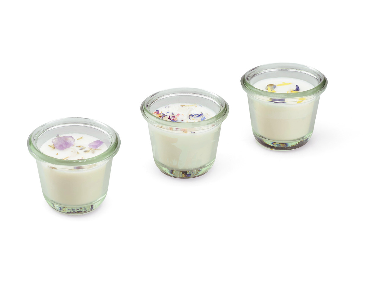 3er Set Aromakerzen