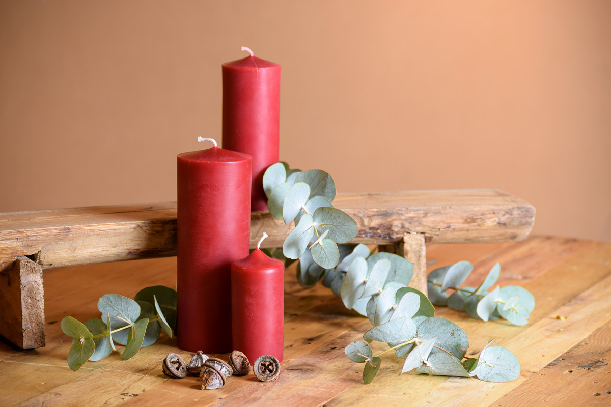 Kerze „rot“