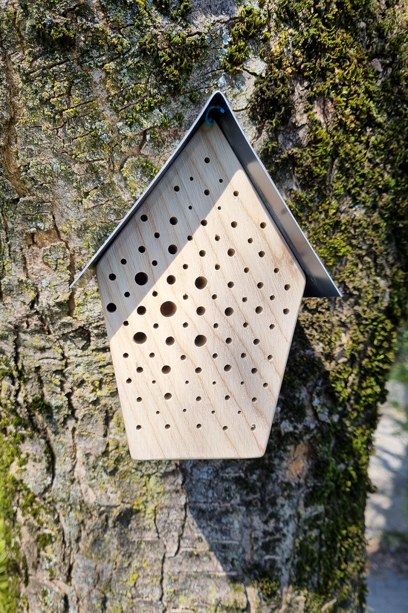 Wildbienen Nisthilfe